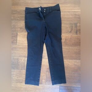 Black 2P Loft Modern Skinny Ankle Pants